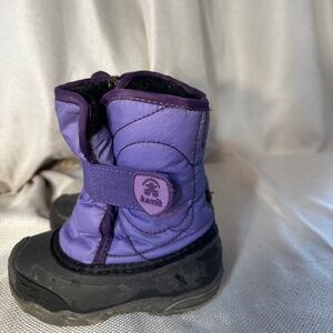 Kamik SnowBug5, Purple and Black, Kid's Winter Boot